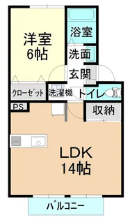セジュール河本【2階】の間取り