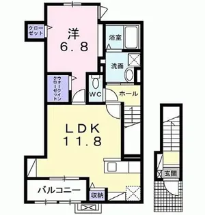マーベラスコートV番館の間取り