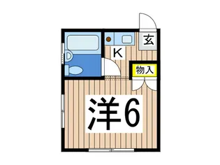 エヌ・アンド・エヌ【2階】の間取り