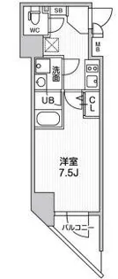 ALTERNA北品川【10階】の間取り