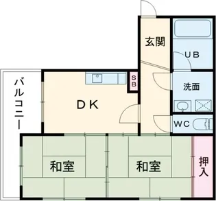 森塚第7マンション【2階】の間取り
