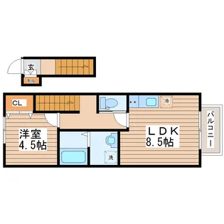 FJ小田原【2階】の間取り