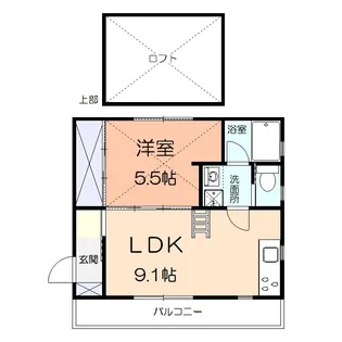 プルメリア【2階】の間取り