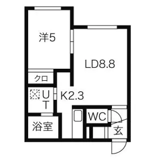 カーサ・ドマーニ【2階】の間取り