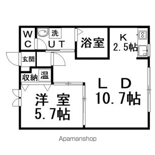 レジェンドII【1階】の間取り