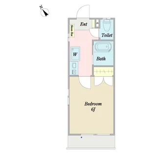 コンフォート桃井【2階】の間取り