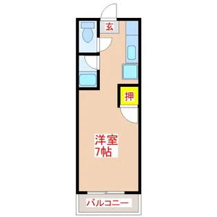 サンシャイン86【3階】の間取り