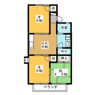 エル宮浦【2階】の間取り