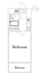 ライオンズマンション川崎貝塚第2【4階】の間取り