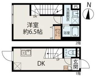 パレステイル大島【1階】の間取り