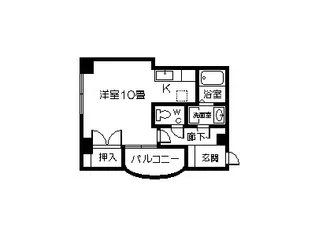 シティパレス南林寺【6階】の間取り
