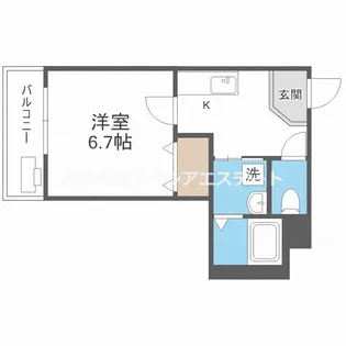 フジパレスあびこ駅東II番館【2階】の間取り