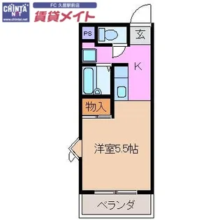 ビラ・ウィング【3階】の間取り