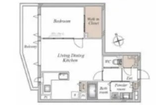 ディーバウイングときわ台【1階】の間取り