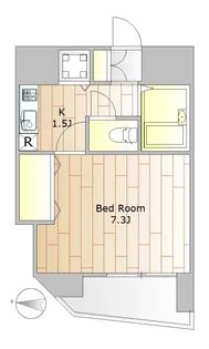 パークウェル銀座東【2階】の間取り