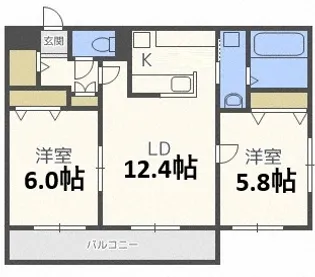 Duranta【3階】の間取り