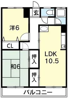 木村マンション【2階】の間取り