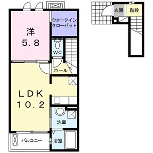 Eimei Second【2階】の間取り