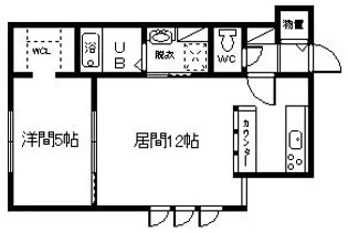 ノルフィーノ・ラルーチェ【1階】の間取り