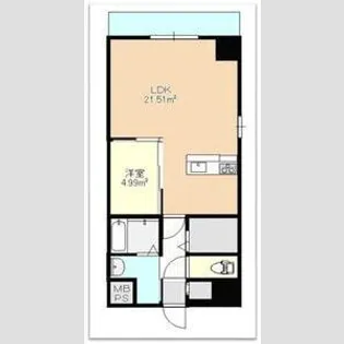 Belle Jardin【6階】の間取り