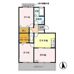 エクセルグランデ【2階】の間取り