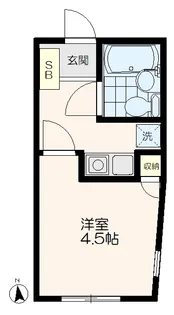 フェリーチェ常盤台4丁目壱番館【1階】の間取り