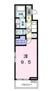 グランデ ミナミIII【1階】の間取り