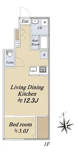 Rako Grace 馬込【1階】の間取り