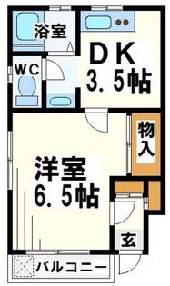 第一清和コーポ【1階】の間取り