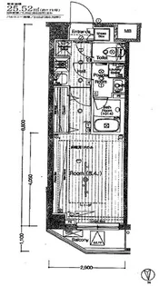 ブライズ蒲田SOUTH【6階】の間取り