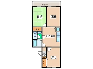 コージーコート【1階】の間取り