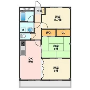 メイプルハウス【1階】の間取り