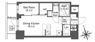 コンフォリア日暮里【6階】の間取り