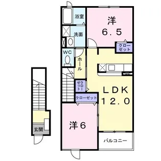 クラシック II【2階】の間取り