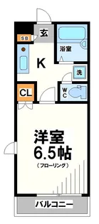 オーベルジュ芦花【3階】の間取り