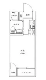アリビオ中延【1階】の間取り