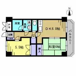シャルマン318【1階】の間取り