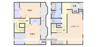 ハーヴェストI【2階】の間取り