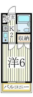 ジュネス伊藤【2階】の間取り