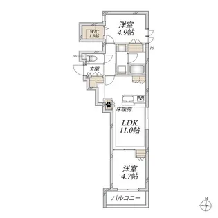 Lea Maison レアメゾン【3階】の間取り