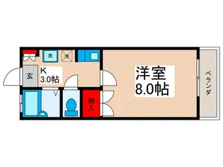 ア-バンライフフジミ【1階】の間取り