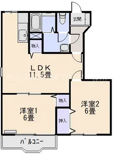 リージェント【1階】の間取り