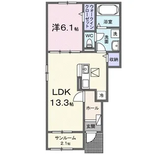 ラプンツェル【1階】の間取り