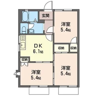 サンモール本郷A【1階】の間取り