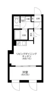Le Nid 日本橋【3階】の間取り