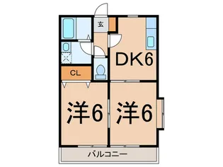 ハイメゾン N・T【2階】の間取り