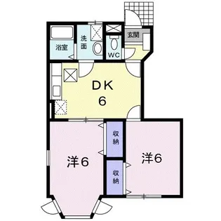 ダンディーライオンB【1階】の間取り