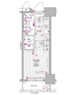 ガーラ グランディ池袋II【8階】の間取り