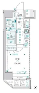 GENOVIA横浜関内skygarden【9階】の間取り