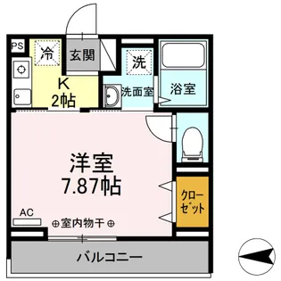 Comfort yuuya【1階】の間取り